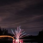 Feuerwerk am See