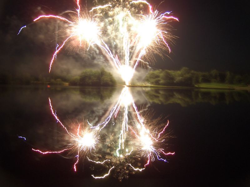 Feuerwerk am See I