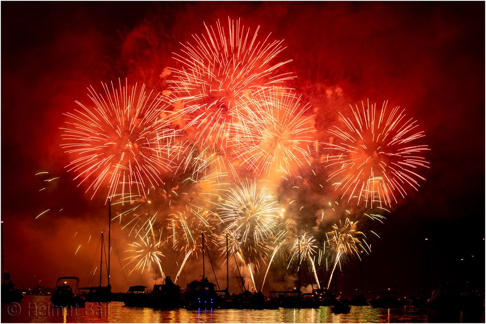 Feuerwerk am Seenachtsfest in Konstanz