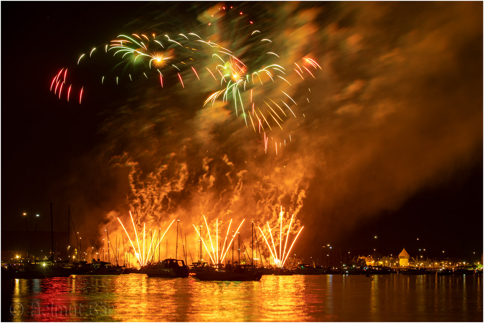 Feuerwerk am Seenachtsfest in Konstanz