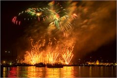 Feuerwerk am Seenachtsfest in Konstanz