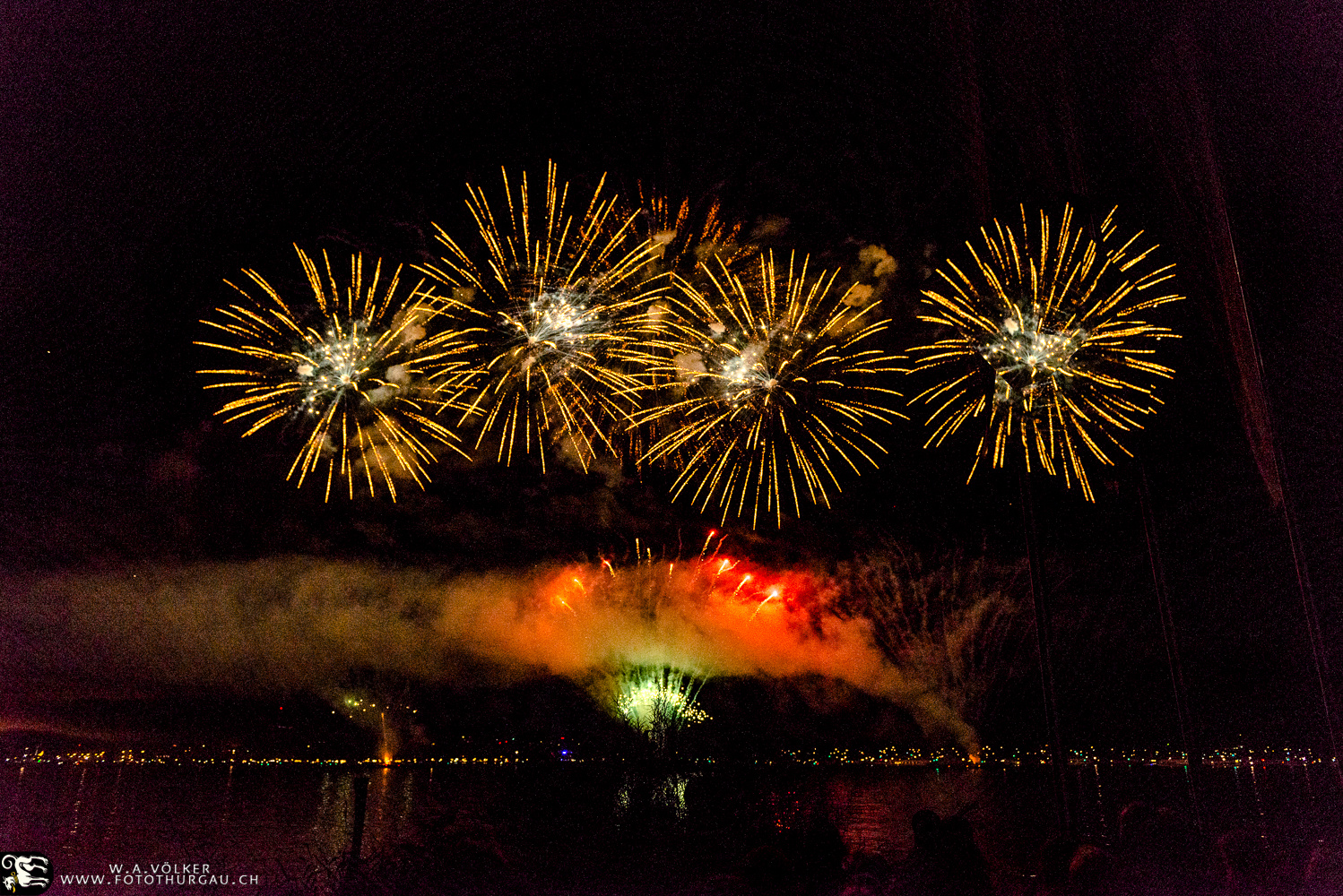 Feuerwerk am Seenachtsfest Kreuzlingen / Konstanz