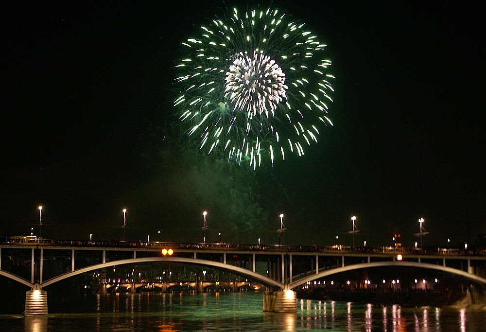 Feuerwerk am Silvester