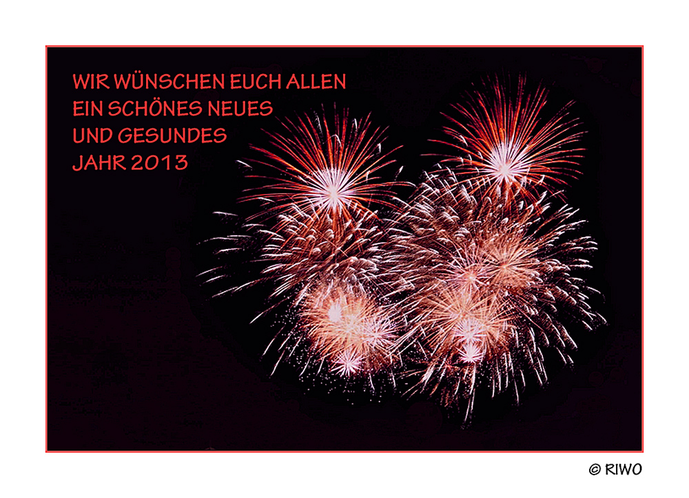 Feuerwerk am Silvester........