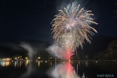 Feuerwerk am Spitzingsee