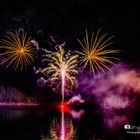 Feuerwerk am Stausee