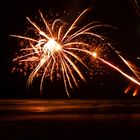 Feuerwerk am Strand von Kuta