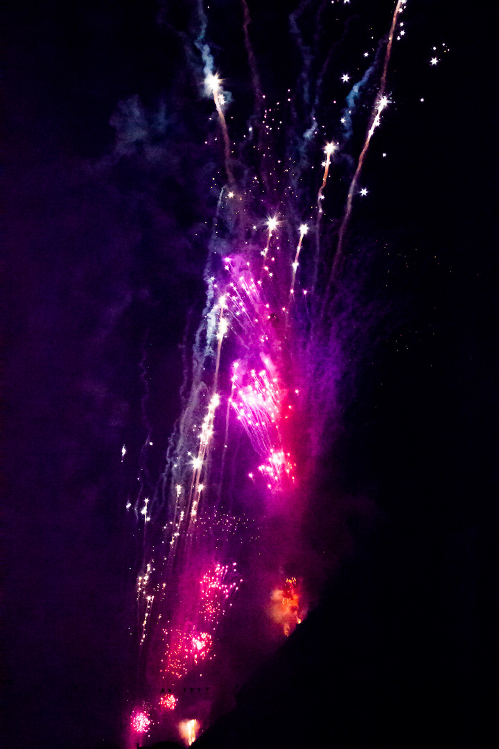 Feuerwerk am Tag der Deutschen Einheit in München