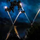 Feuerwerk am Teichfest