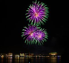 Feuerwerk an der Alster Hamburg