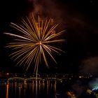 Feuerwerk an der Donaulände/Linz