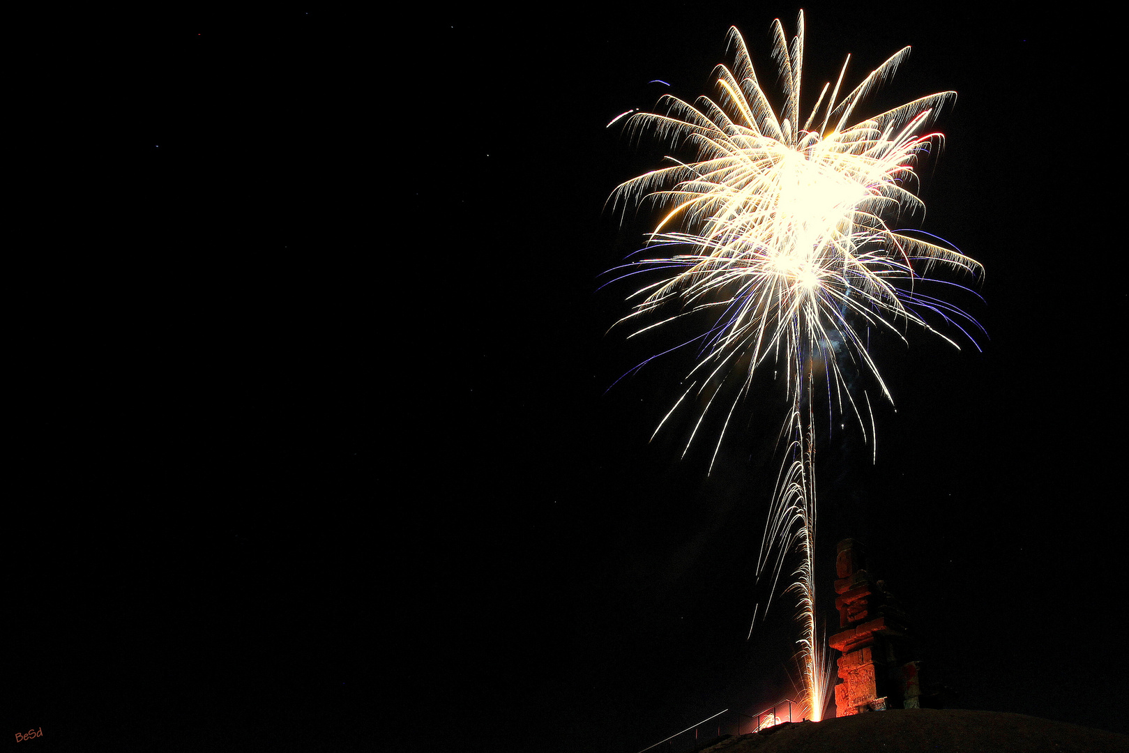 Feuerwerk an der "Himmelstreppe"