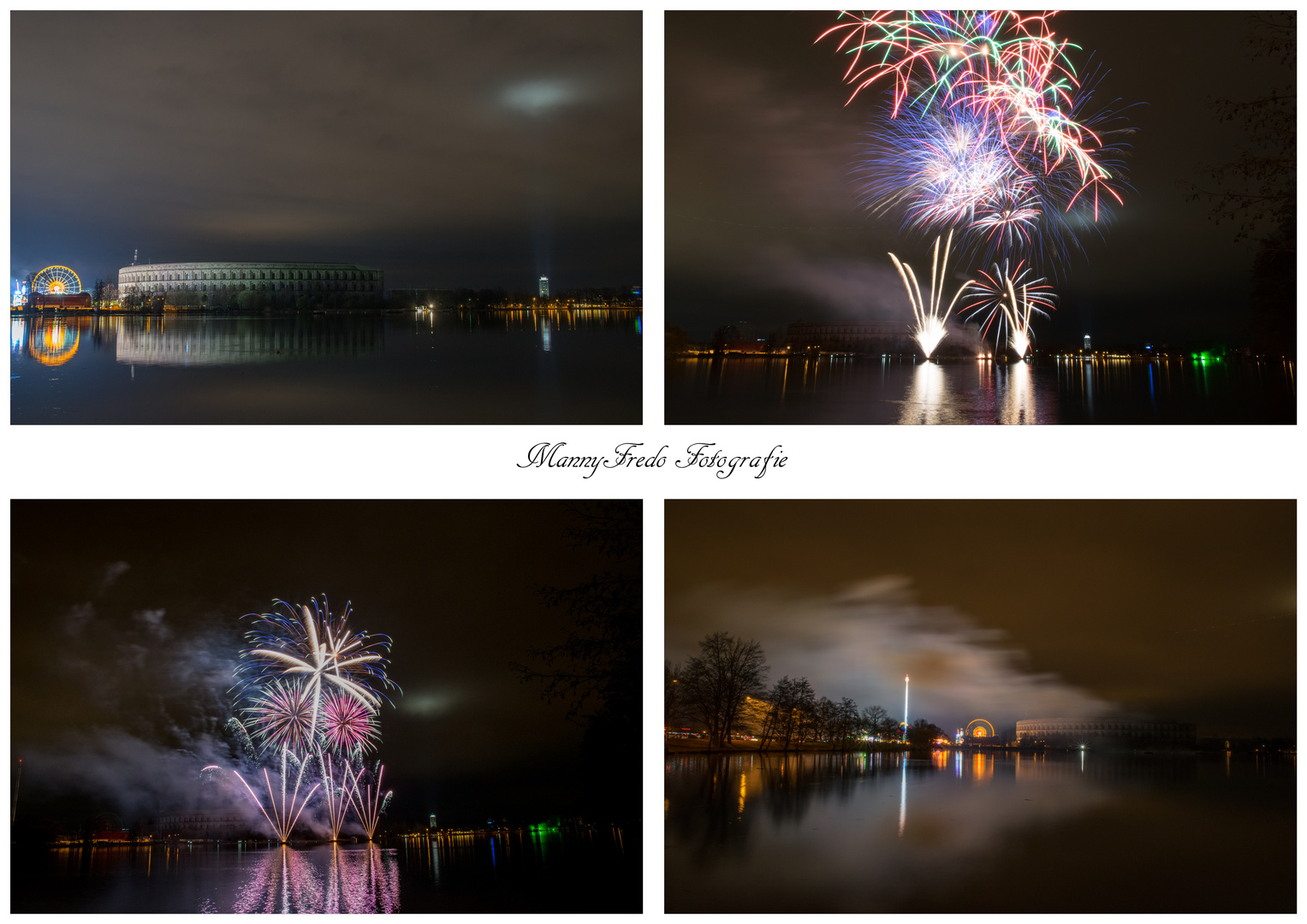 Feuerwerk an der Kongresshalle (Frühlingsfest Nürnberg)