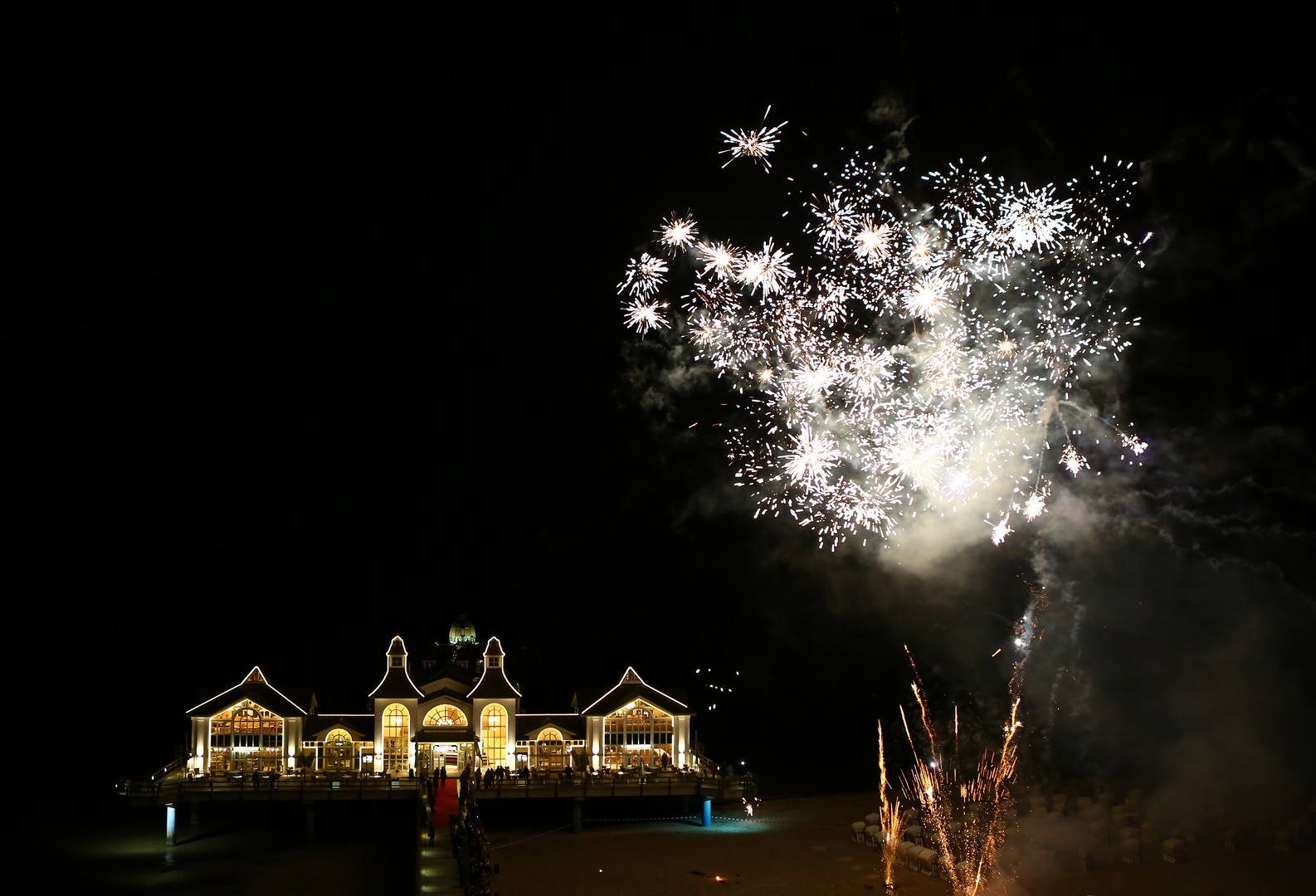 Feuerwerk an der Seebrücke