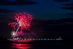 Feuerwerk an der Seebrücke Heringsdorf