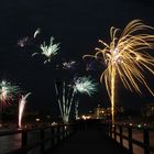 Feuerwerk an der Seebrücke Zinnowitz