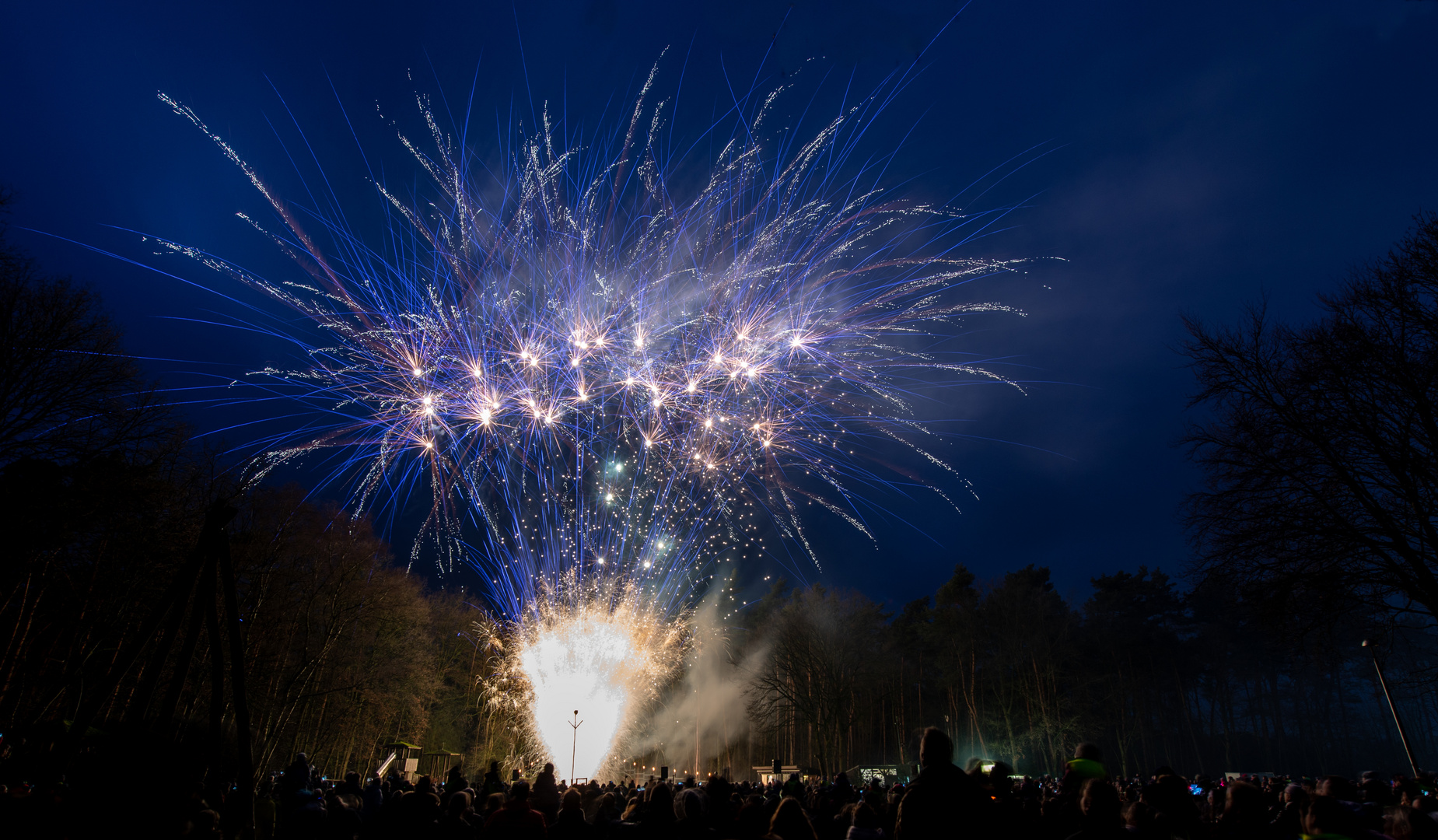 Feuerwerk an Sylvester