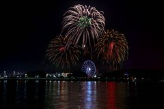 Feuerwerk at navy pier