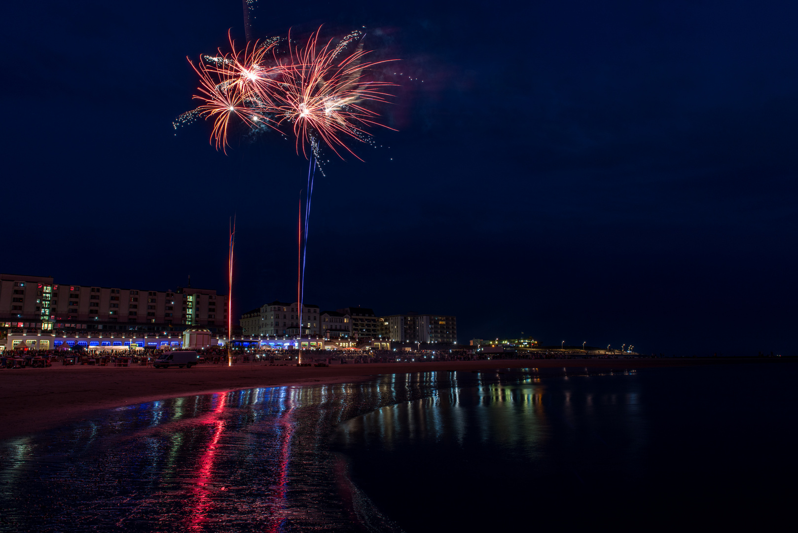 Feuerwerk auf Borkum