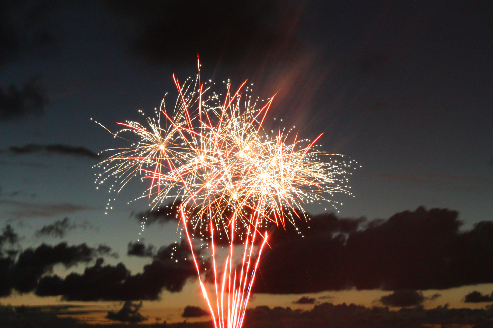 Feuerwerk auf Borkum