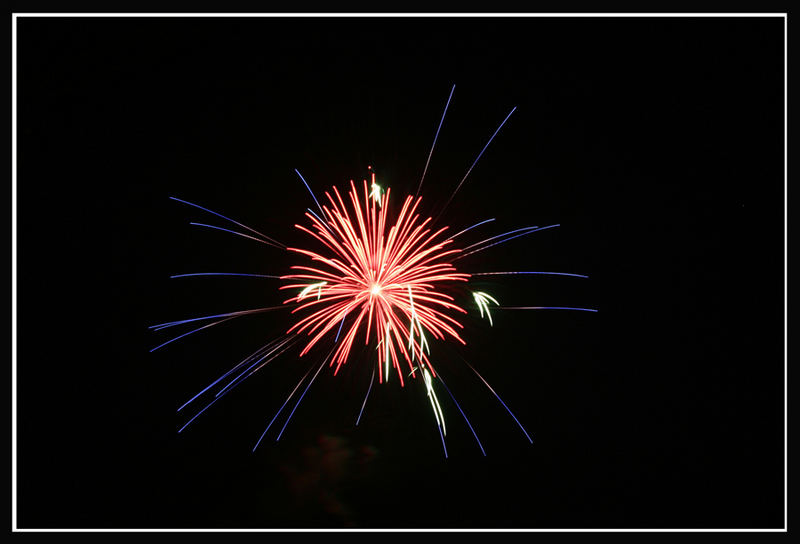 Feuerwerk auf dem Bodensee