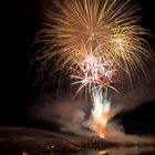 Feuerwerk auf dem Jökulsárlón IV