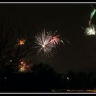 Feuerwerk auf dem Land