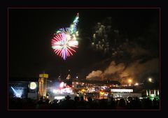 Feuerwerk auf dem Truck Grandprix