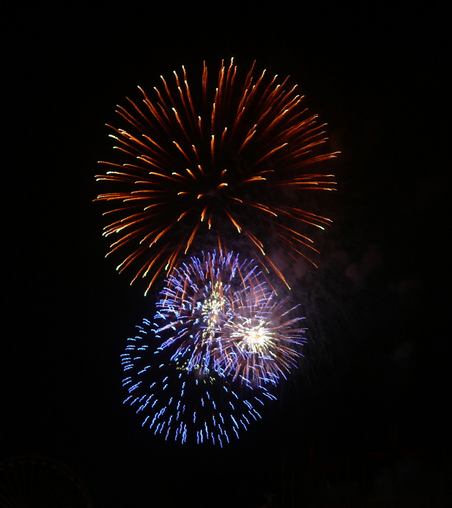 Feuerwerk auf der Hüstener Kirmes