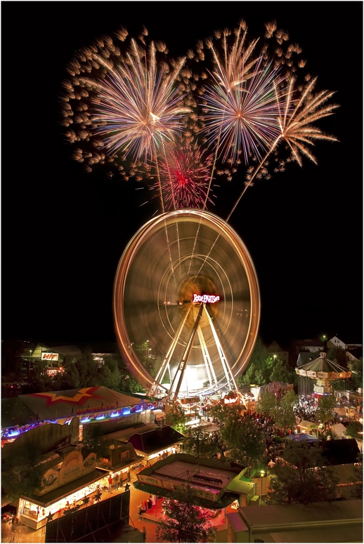 Feuerwerk auf der Wendener Kirmes