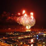 Feuerwerk auf der Weser II