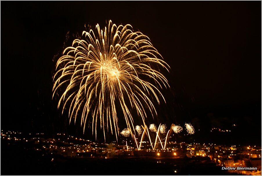 Feuerwerk auf Teneriffa