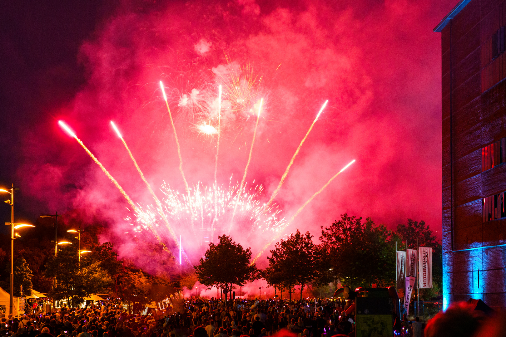 Feuerwerk auf Zeche Ewald