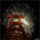 Feuerwerk auf Zollverein