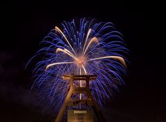 Feuerwerk auf Zollverein