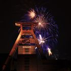 Feuerwerk auf Zollverein