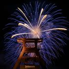 Feuerwerk auf Zollverein Nr.1