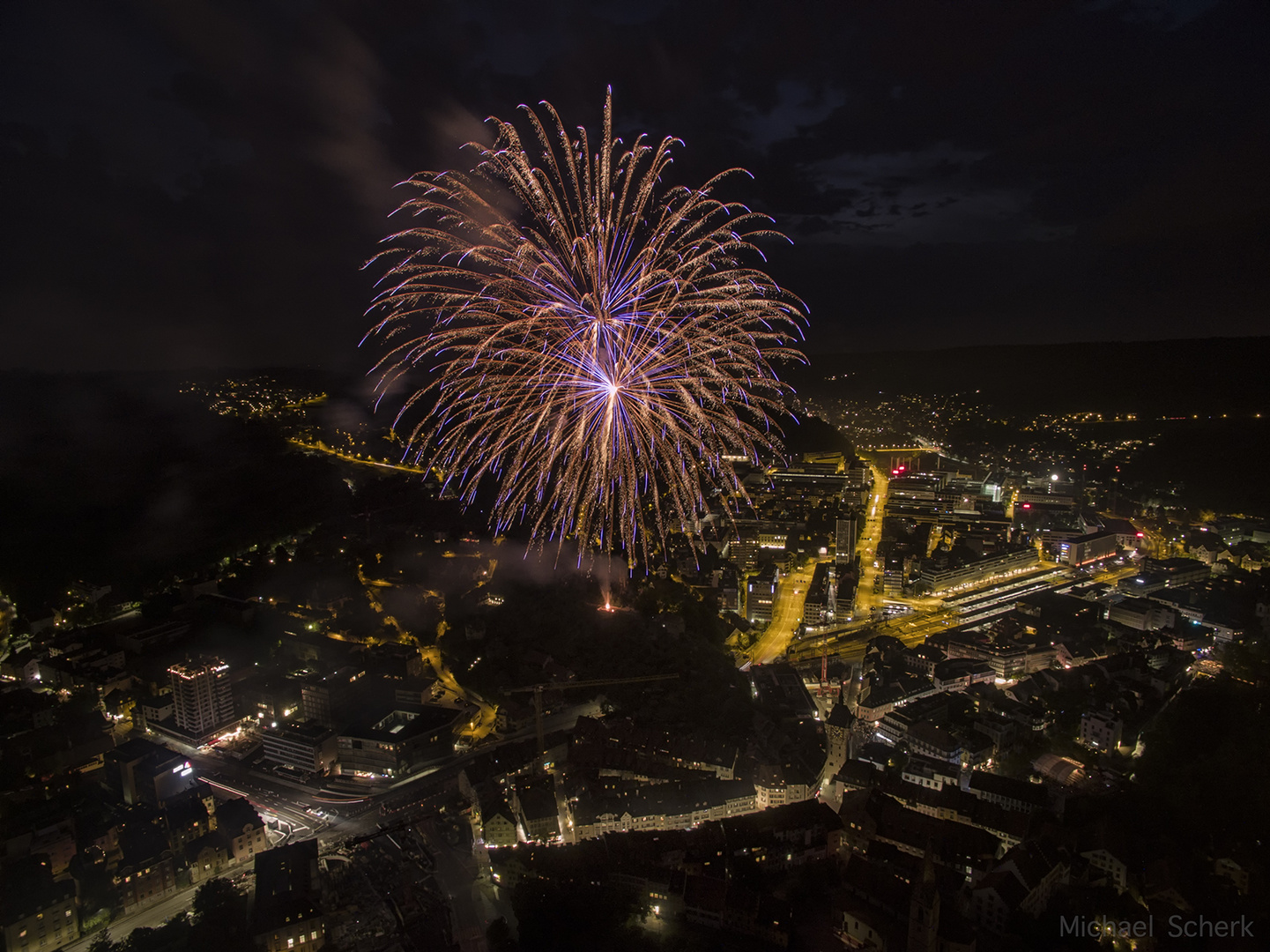 Feuerwerk Baden / Schweiz