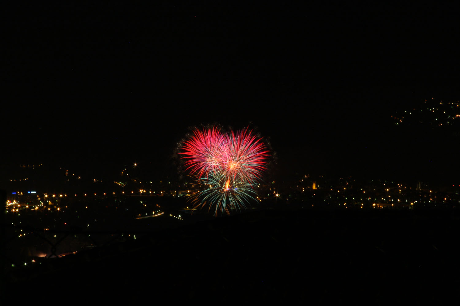 Feuerwerk bei Ascona / TI