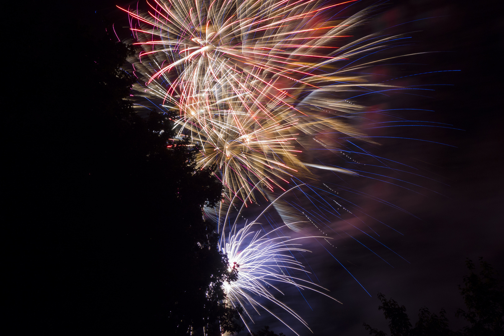 Feuerwerk bei Datev Challenge