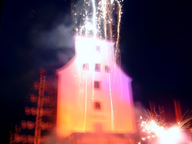 Feuerwerk bei den Sabinchenfestspielen