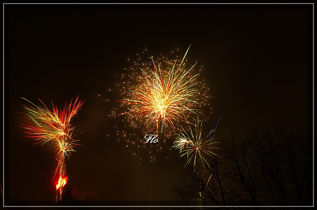 Feuerwerk bei Landau