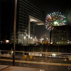 Feuerwerk bei lange Nacht der Museen Köln