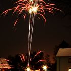 Feuerwerk bei uns  in Neuschöningstedt