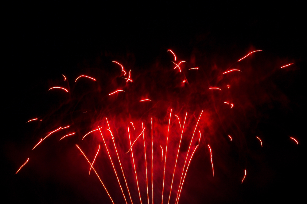 Feuerwerk beim Gernsbacher Altstadtfest