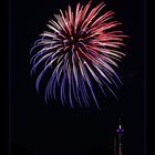 Feuerwerk beim Japantag in Düsseldorf