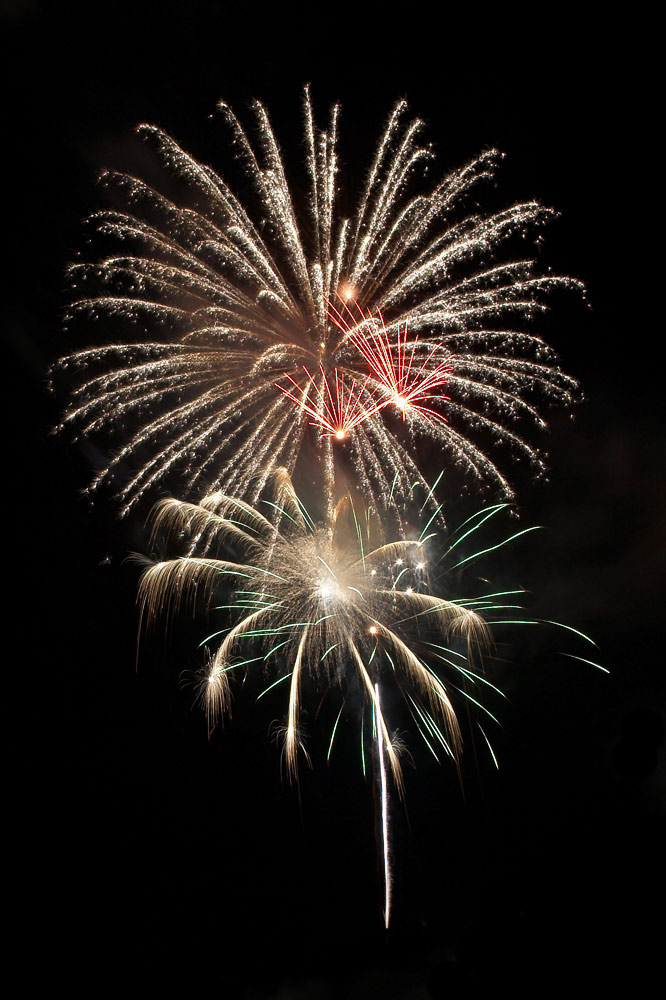 Feuerwerk beim Lichterfest Westfalenpark in Dortmund 2