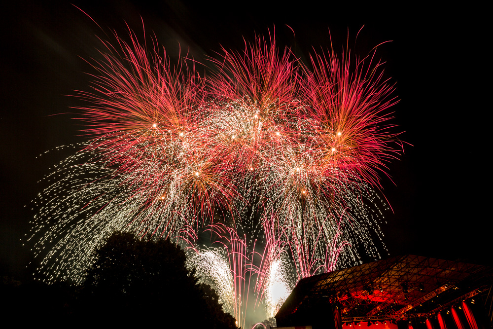 Feuerwerk beim Nürnberger Klassik Open Air 21.7.2013