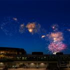 Feuerwerk beim Oldtimer GP 2019