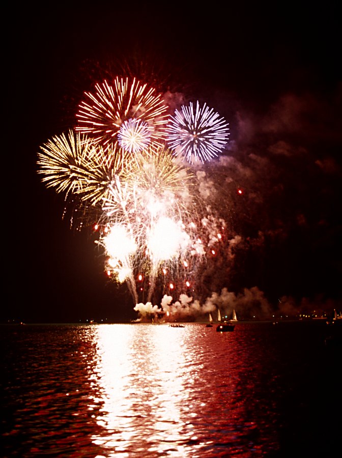 Feuerwerk beim Tegernseer Seefest (2)